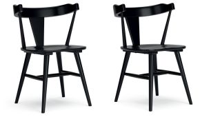 Signature Design by Ashley® D501-02 Gretlynn - Dining Room Side Chair (Set of 2) - Black