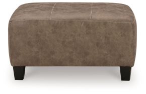 Signature Design by Ashley® 9400408 Navi - Fossil - Oversized Accent Ottoman