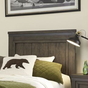Liberty Furniture 759-BR17 Thornwood Hills - Full Panel Headboard - Dark Brown