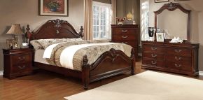 Furniture of America CM7260CK-BED Mandura - California King Bed - Cherry