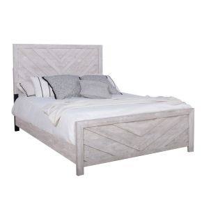 New Classic B3314-215 Biscayne - 6/0 California King Headboard, Footboard & Slats - Driftwood