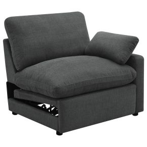 Coaster Fine Furniture 609530RRP Collins - Modular RAF Power Recliner - Dark Gray