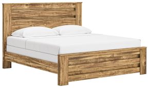 Ashley Furniture PCB1580B7 Ashley Furniture PCB1580B7 Maystonna - King Panel Bed - Brown