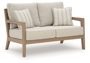 Signature Design by Ashley® P560-835 Hallow Creek - Driftwood - Loveseat With Cushion