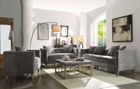 ACME 53580 Sidonia - Sofa - Gray Velvet