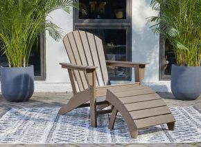 Signature Design by Ashley® P014/898/813 Sundown Treasure - Driftwood - 2 Pc. - Adirondack Chair And Ottoman