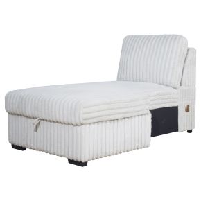 New Classic U1899-R27-MST Bliss - RAF Storage Chaise - Mist Gray