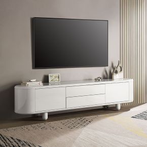 ACME LV02608 Keely - TV Stand - White High Gloss