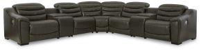 Signature Design by Ashley® U63404S7 Center Line - 7-Piece Power Reclining Sectional - Dark Gray