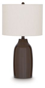 Ashley Furniture L100904 Jyler - Terracotta Table Lamp - Brown