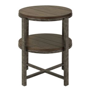 Liberty Furniture 348-OT1020 Breckinridge - Round End Table - Dark Brown