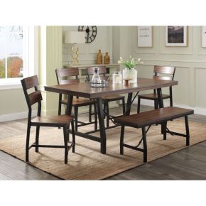 ACME 72455 Mariatu - Dining Table - Oak & Black