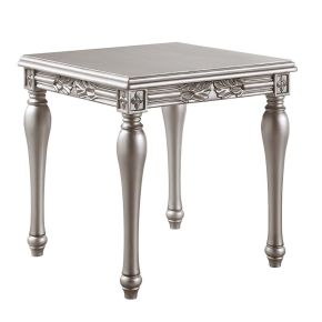 ACME LV01116 Pelumi - End Table - Platinum - Finish