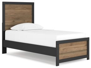 Signature Design by Ashley® B2073B5 Vertani - Black - Twin Panel Bed