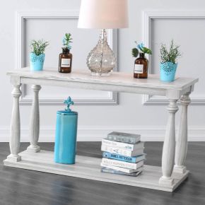 Furniture of America CM4520S Arlington - Sofa Table - Antique White