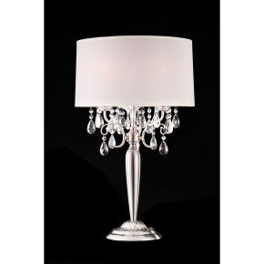 Furniture of America L95109T Sophy - Table Lamp - Hanging Crystal