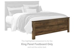 Signature Design by Ashley® B446-56 Trinell - King Panel Footboard - Brown