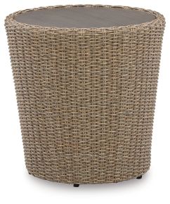 Ashley Furniture P505-706 Danson - Round End Table - Beige