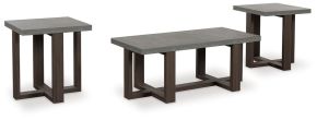 Ashley Furniture T216-13 Dynnford - Occasional Table Set (Set of 3) - Gray / Brown