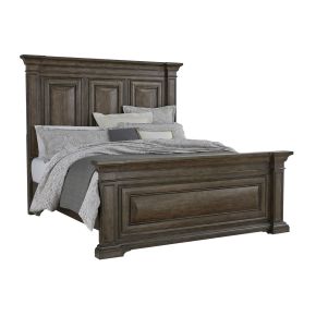 Pulaski Furniture P351-BR-K1 Woodbury - Queen Panel Bed - Cowboy Boots Brown