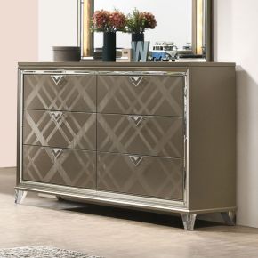 ACME 25325 Skylar - Dresser - Dark Champagne