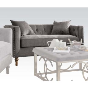 ACME 53581 Sidonia - Loveseat - Gray Velvet