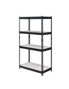 ACME 92782 Decmus - Bookshelf - Natural & Black Finish - 60"