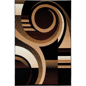 Furniture of America RG5214 Blitar - Area Rug - Brown / Black