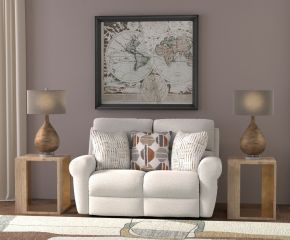 Catnapper 1132-1712/16-2934/49 Kellen - Lay Flat Reclining Loveseat - Ecru