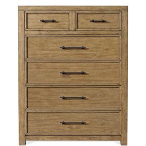 Riverside Furniture 50595 Bozeman - 5 Drawer Chest - Wood - Light Brown