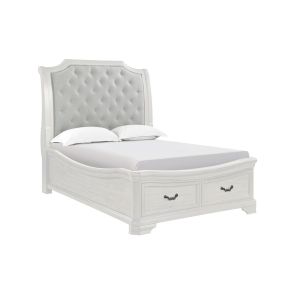 New Classic 00-493W-100 Lyndhurst - 6/6 Eastern King Bed - White