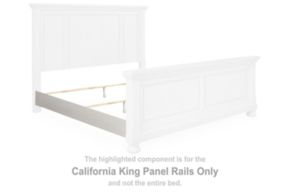 Signature Design by Ashley® B742-94 Robbinsdale - Cal King Panel Rails - Antique White