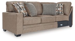 Signature Design by Ashley® 9820166 Cannonbrook - Laf Sofa With Corner Wedge - Nutmeg