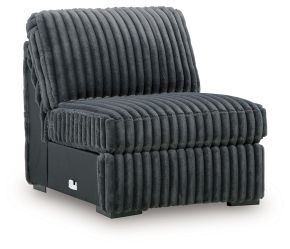Signature Design by Ashley® 9810546 Midnight-Madness - Armless Chair - Gunmetal