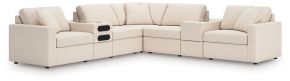 Signature Design by Ashley® 92103S69 Modmax - 7-Piece Balanced Sectional With Audio And Storage Consoles - Oyster