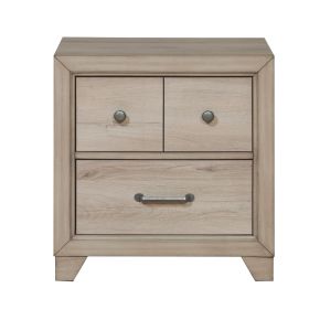 Samuel Lawrence Furniture S496-450 River Creek - Youth 2- Drawer Nightstand With Usb - Brown