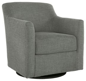 Signature Design by Ashley® A3000326 Bradney - Gray - Swivel Accent Chair