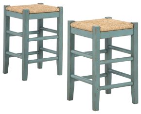 Signature Design by Ashley® D508-324 Mirimyn - Teal - Stool (Set of 2)