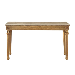 ACME 81718 Daesha - Accent Table - Marble & Antique Gold