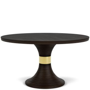 Riverside Furniture 27151-27152 Lydia - Round Dining Table - Dark Brown