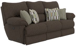 Catnapper 62571-2530/09-2531/15 Lenny - Power Lay Flat Reclining Sofa - Chocolate