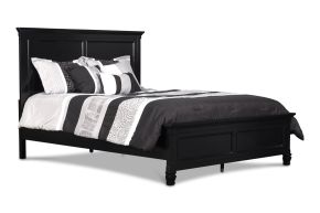 New Classic BB044B-115 Tamarack - 6/6-6/0 King/California King Headboard, Footboard & Slats - Black