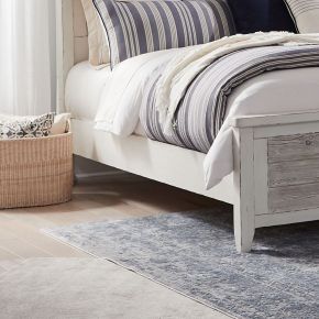 Liberty Furniture 142-BR90 Backroads - Sleigh Bed Rails - White