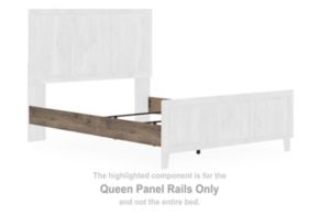 Signature Design by Ashley® PCB2260-96 Rusticott - Queen Panel Rails - Brown