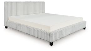 Signature Design by Ashley® PCB3381B14 Zuraleus - California King Upholstered Bed - White