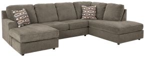 Ashley Furniture 29402S1 O'Phannon - Right Arm Facing Corner Chaise 2 Pc Sectional - Putty