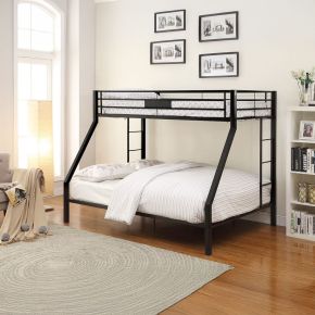 ACME 38000 ACME 38000 Limbra - Twin Long/Queen Bunk Bed - Sandy Black