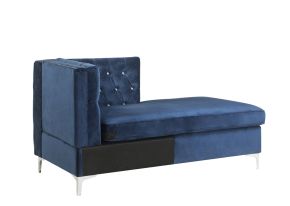 ACME 57343 Jaszira - Chaise - Blue Velvet
