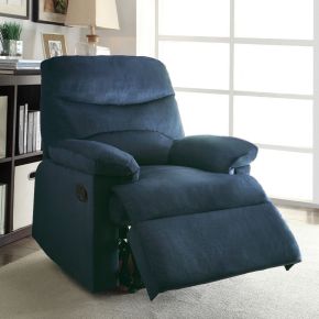 ACME 00700 Arcadia - Recliner (Motion) - Blue - 35"