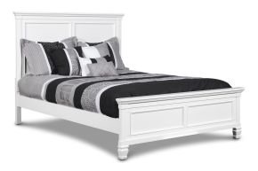 New Classic 02-044W-500 Tamarack - 3/3 Twin Bed - White